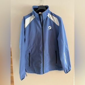 Lavander Blue jacket soft shell wind stopper - women 2XL